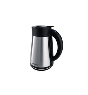 Steba Kettle WK 31 THERMO 1.5 l, 2200 W, Black, Silver