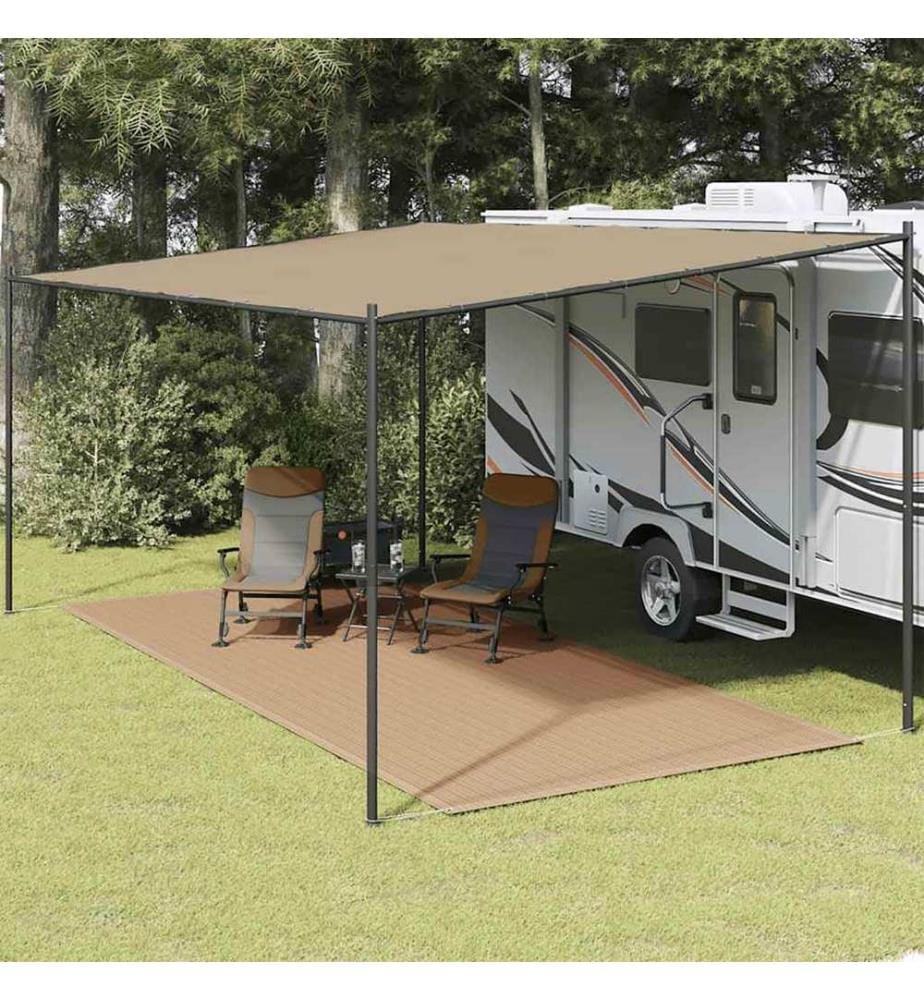 Zeltteppich 250x600 cm Taupe