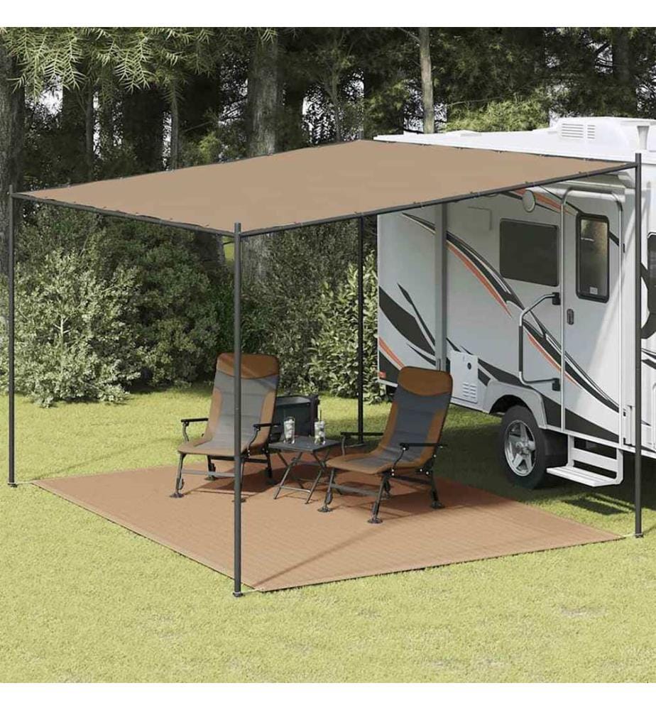 Zeltteppich 300x400 cm Taupe