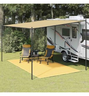 Zeltteppich 250x350 cm Beige