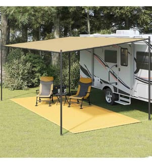 Zeltteppich 250x500 cm Beige