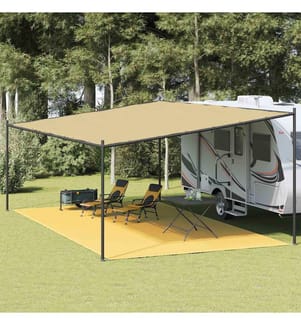 Zeltteppich 400x600 cm Beige