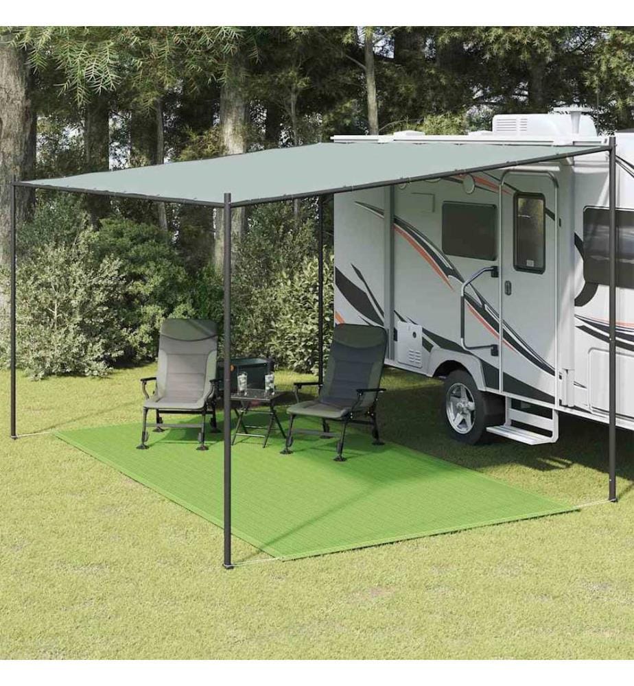Tapis de tente vert clair 250x350 cm PEHD