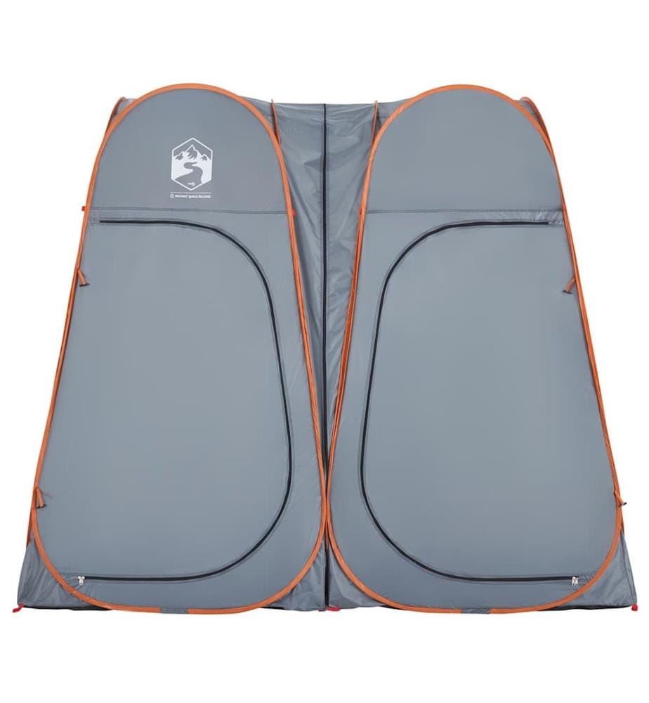 Sichtschutzzelt Grau und Orange Pop-Up Wasserdicht