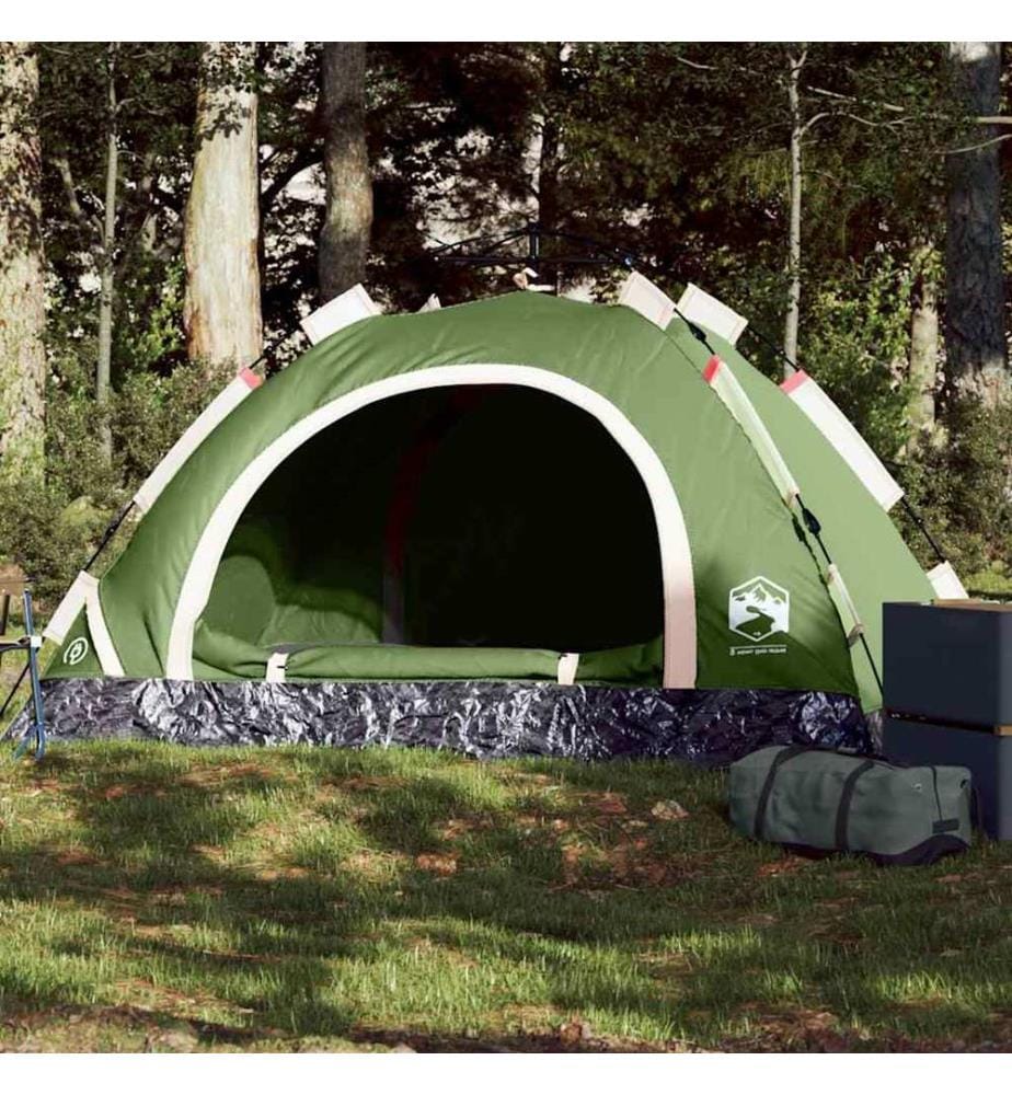 Campingzelt 2 Personen Grün Quick Release