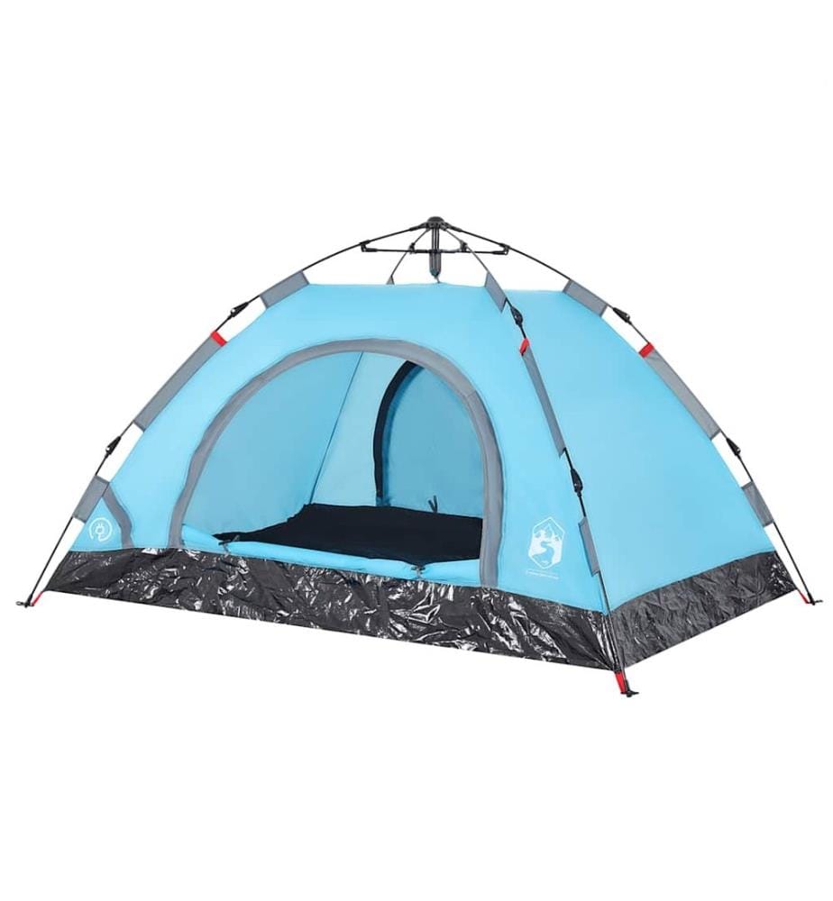 Campingzelt 2 Personen Blau Quick Release