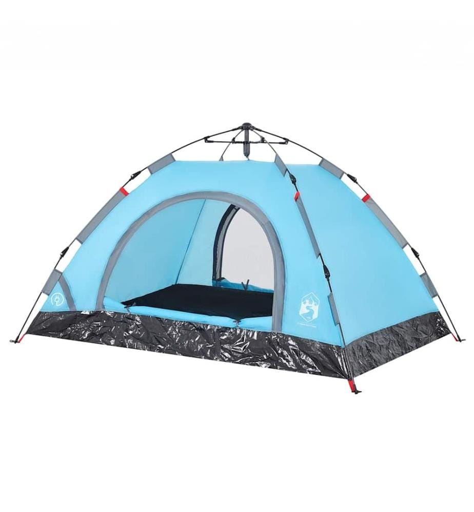 Campingzelt 2 Personen Blau Quick Release