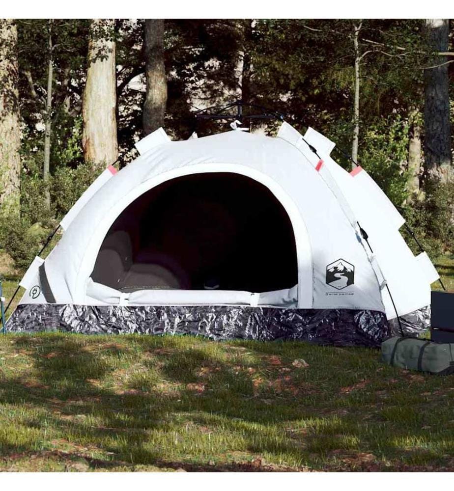 Tente de camping 3 personnes tissu occultant libération rapide