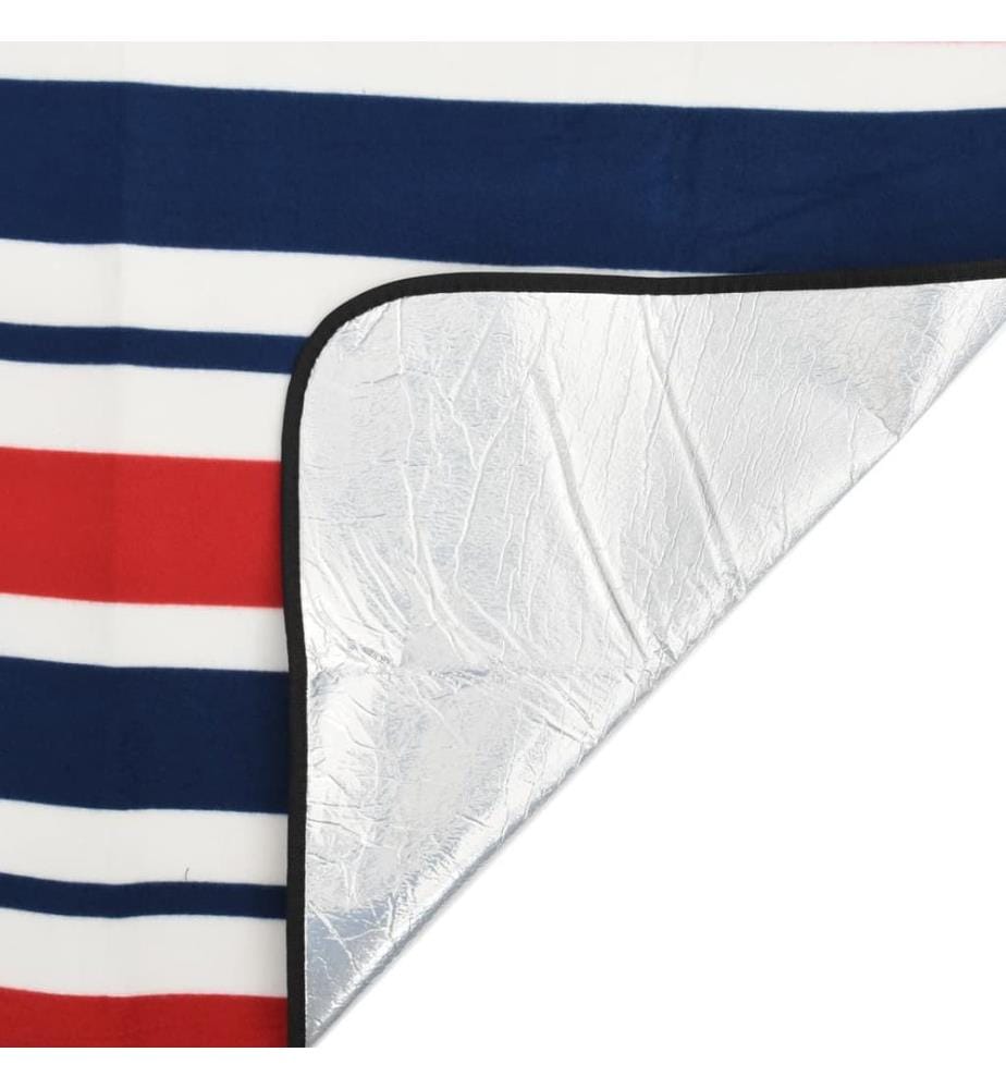 Couverture de pique-nique pliable 200x200 cm velours