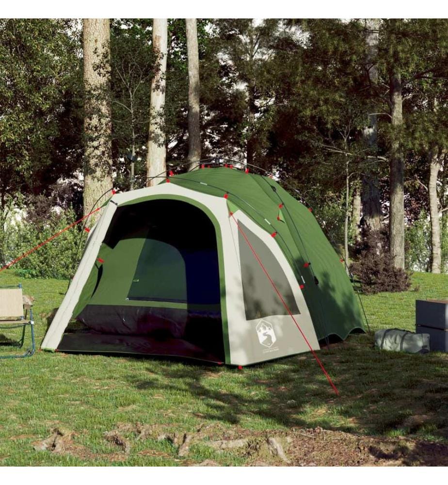 Kuppel-Campingzelt 3 Personen Grün Quick Release