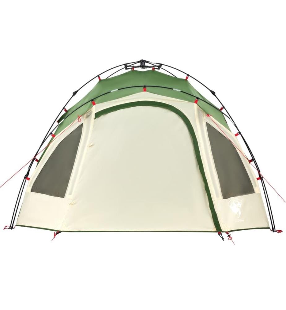 Kuppel-Campingzelt 3 Personen Grün Quick Release