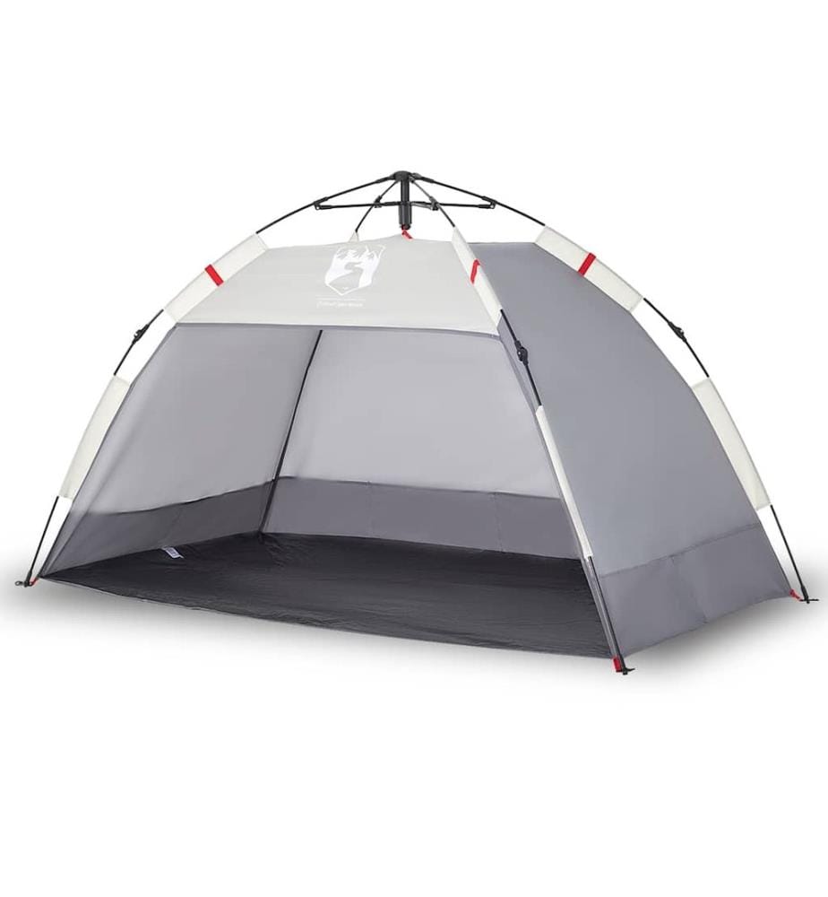 Strandzelt 2 Personen Grau Quick Release Wasserdicht