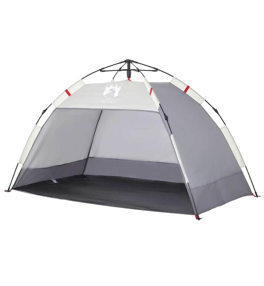 Strandzelt 2 Personen Grau Quick Release Wasserdicht