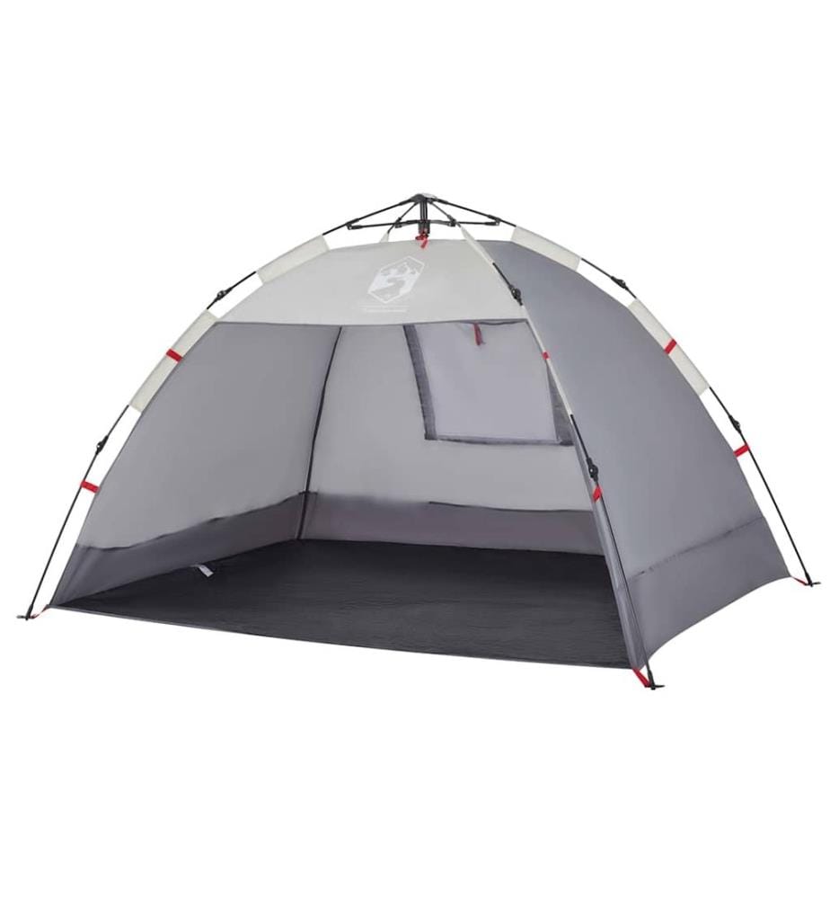 Strandzelt 2 Personen Grau Quick Release Wasserdicht