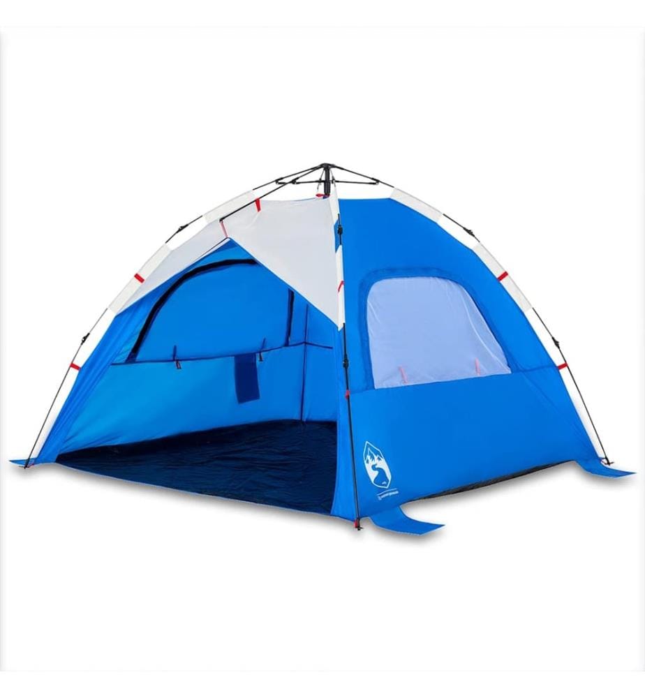 Strandzelt 3 Personen Azurblau Quick Release Wasserdicht