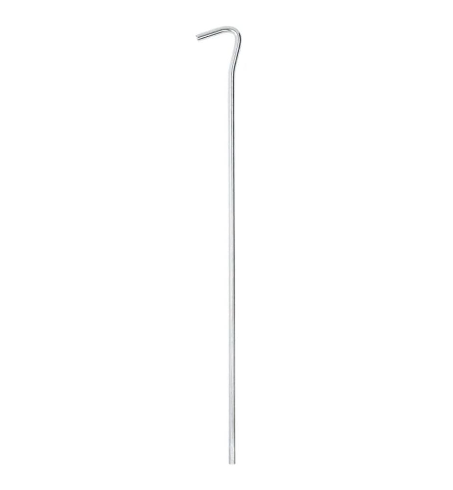 Piquets de tente 50 pcs 30 cm Ø7 mm acier galvanisé