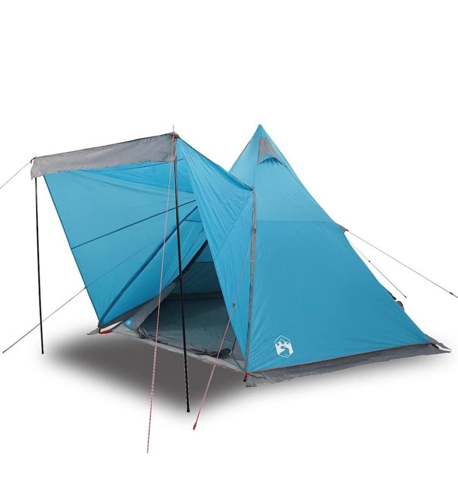 Tente familiale tipi 6 personnes bleu imperméable
