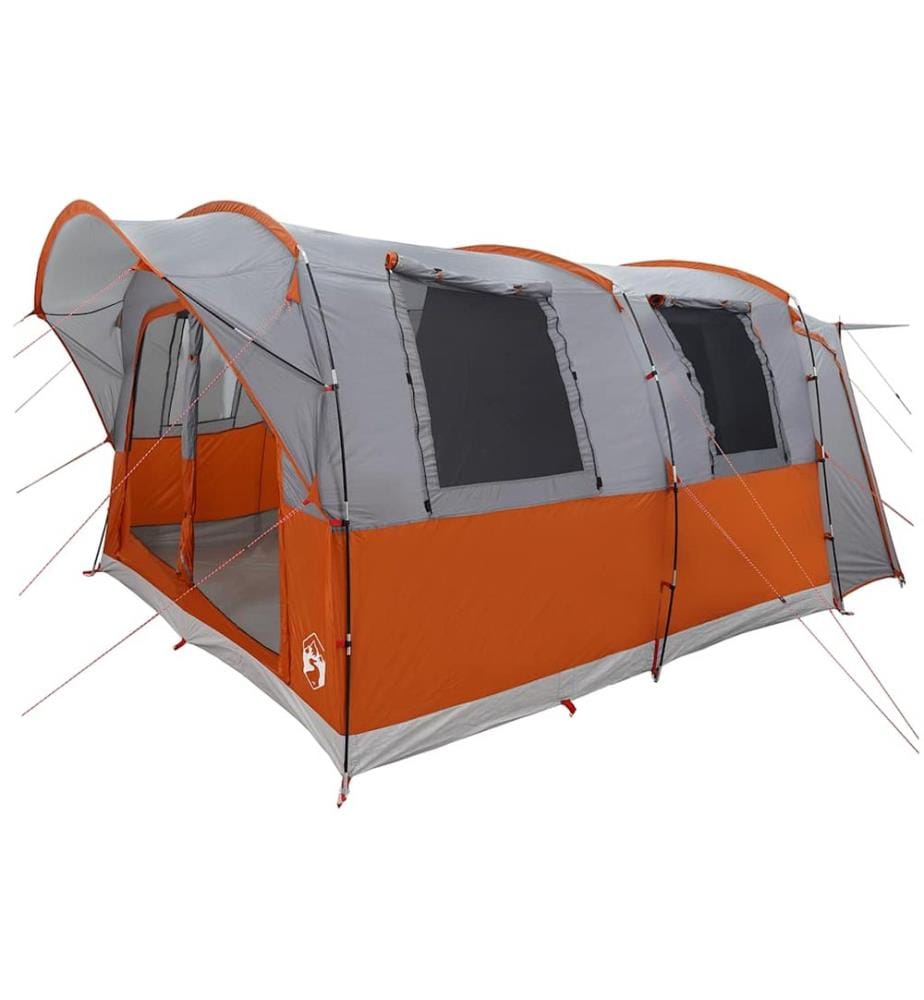 Tente de voiture 4 personnes gris et orange imperméable