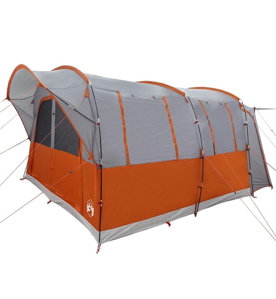 Tente de voiture 4 personnes gris et orange imperméable