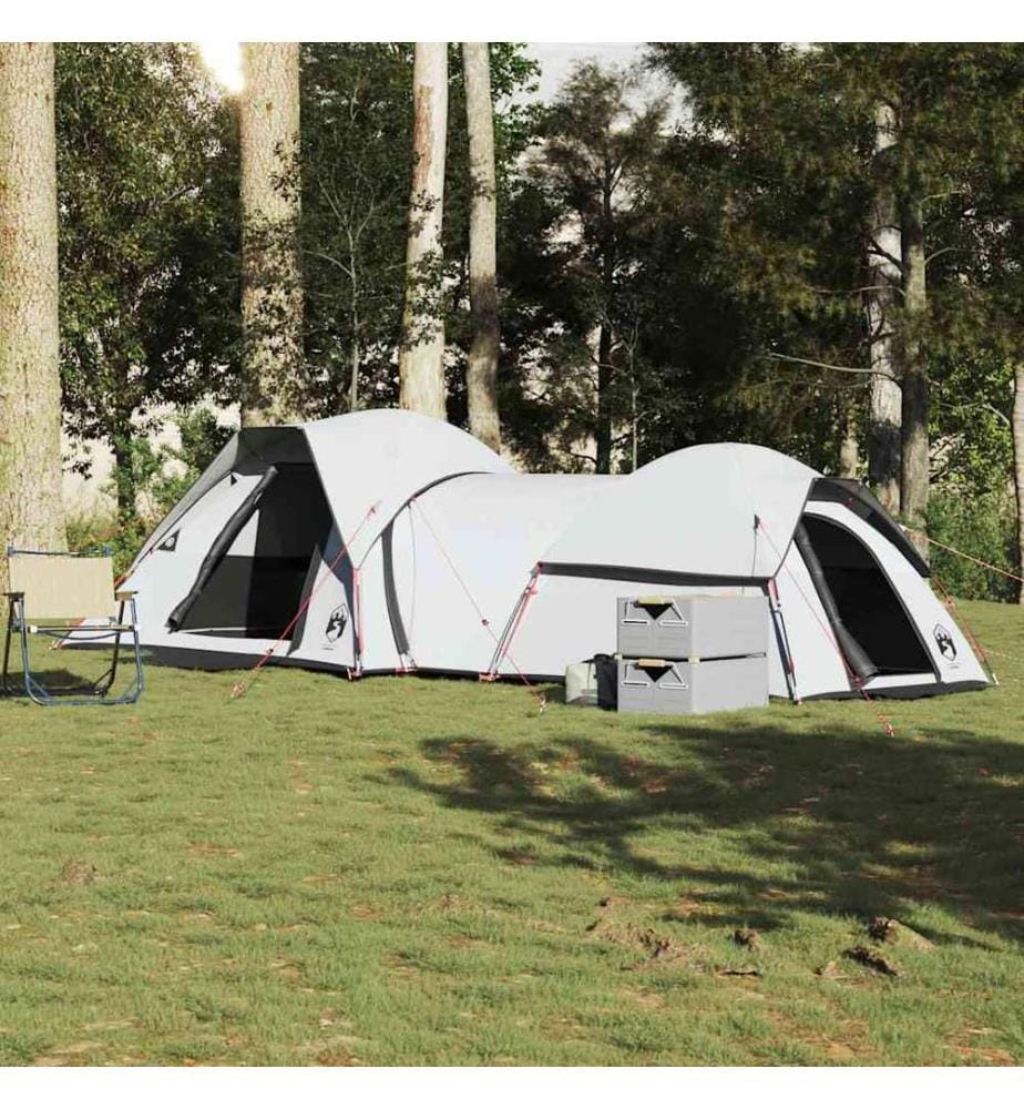 Tente de camping 5 personnes blanc tissu occultant imperméable