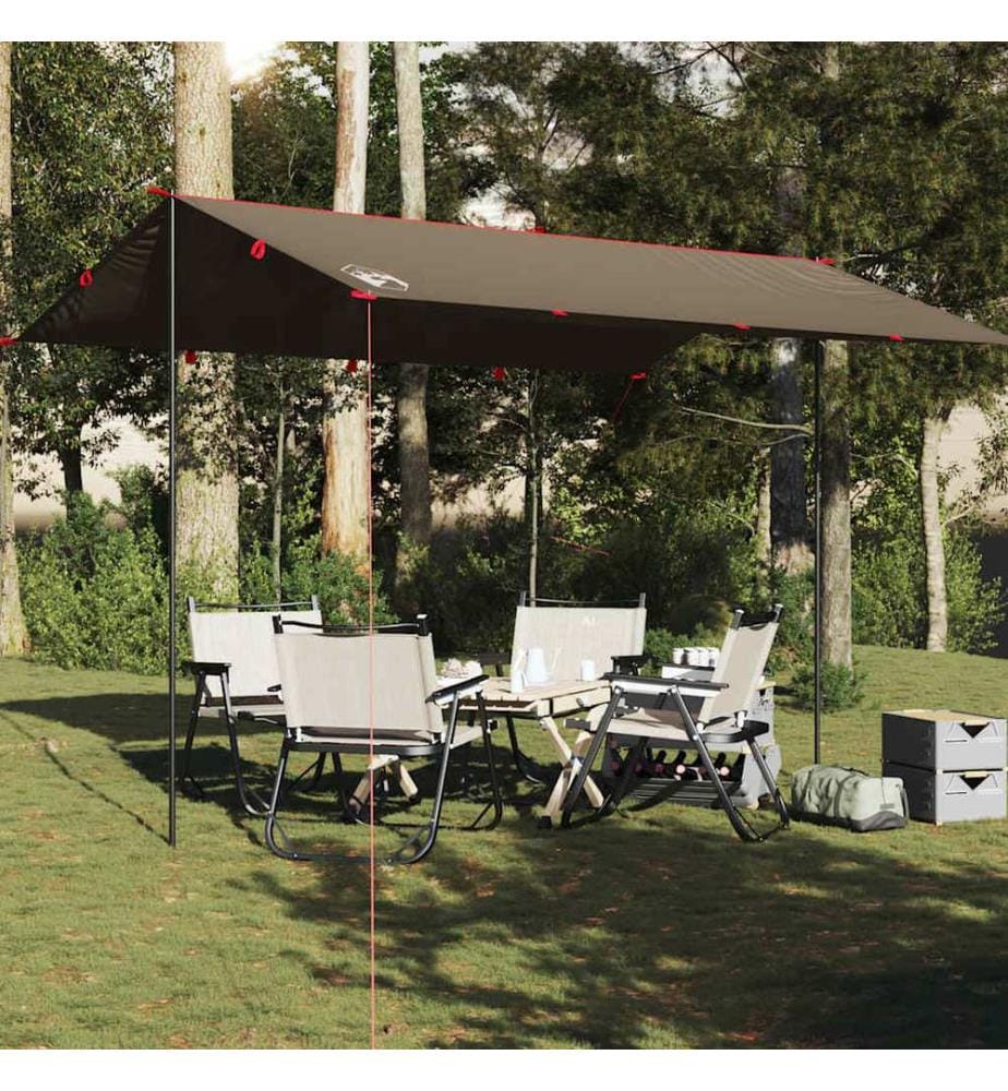 Tarp Braun 406x306 cm Wasserdicht