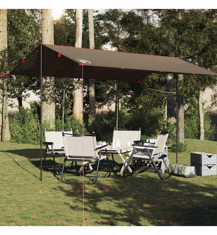 Tarp Braun 406x306 cm Wasserdicht