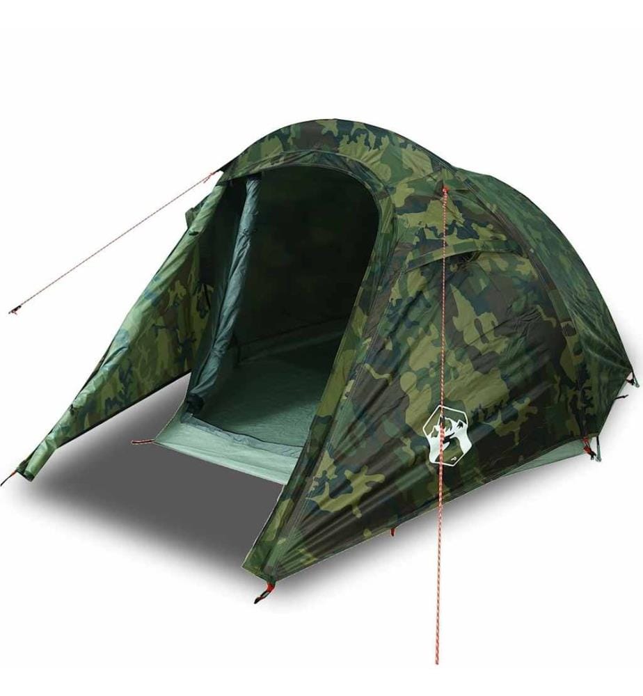 Tunnelzelt 3 Personen Camouflage Wasserdicht