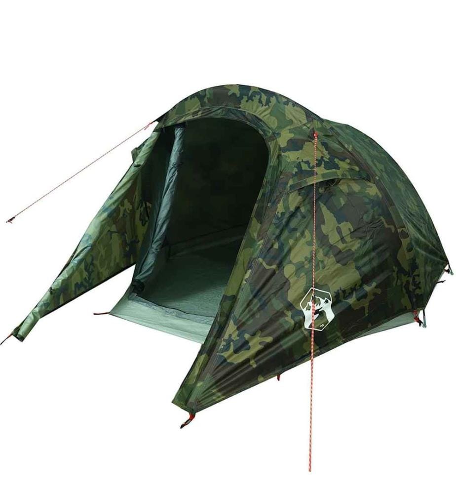 Tunnelzelt 3 Personen Camouflage Wasserdicht