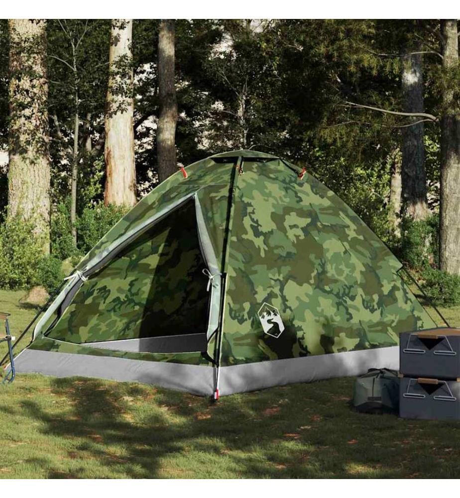 Kuppelzelt 4 Personen Camouflage Wasserdicht