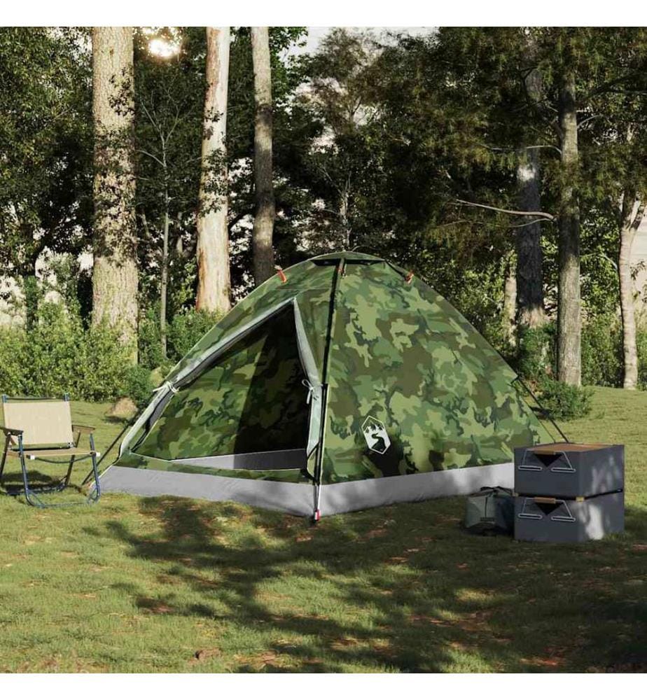 Kuppelzelt 4 Personen Camouflage Wasserdicht