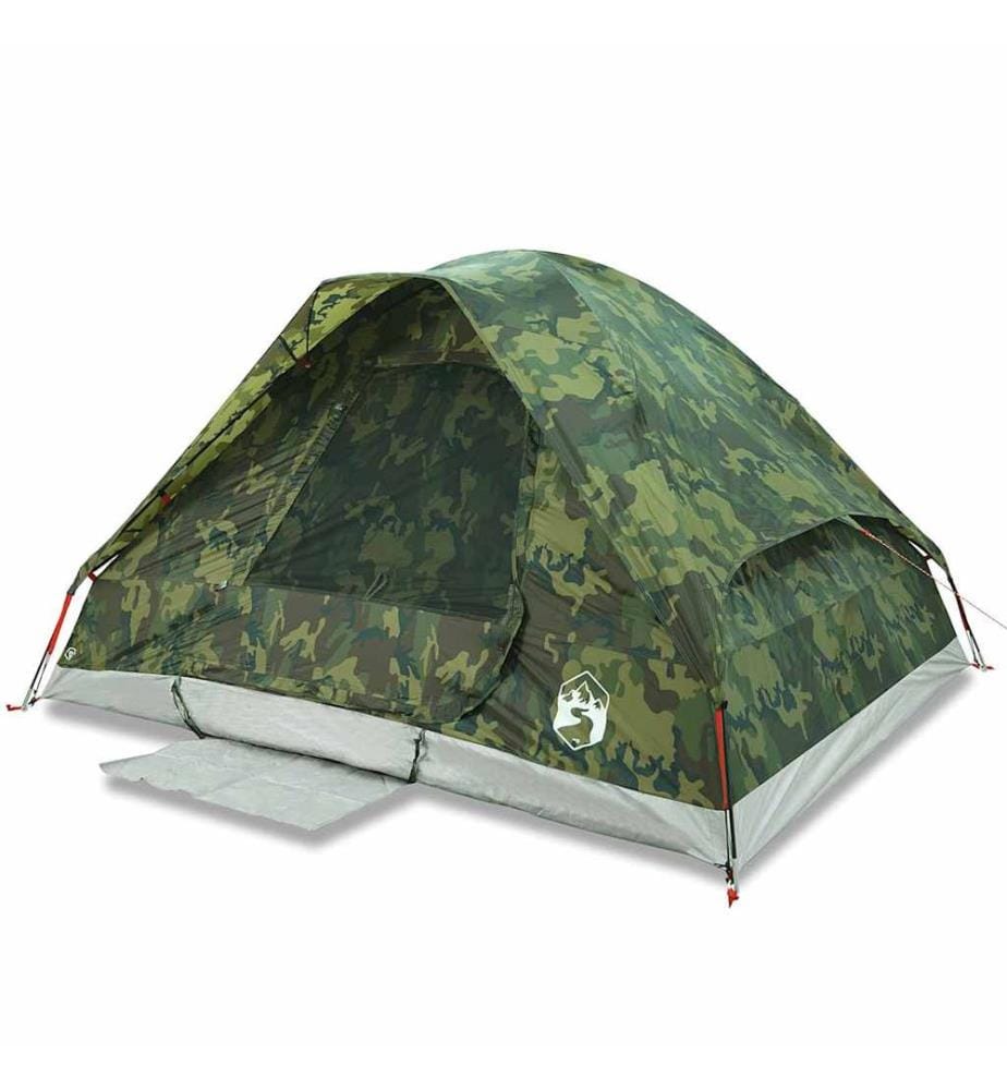 Kuppelzelt 4 Personen Camouflage Wasserdicht