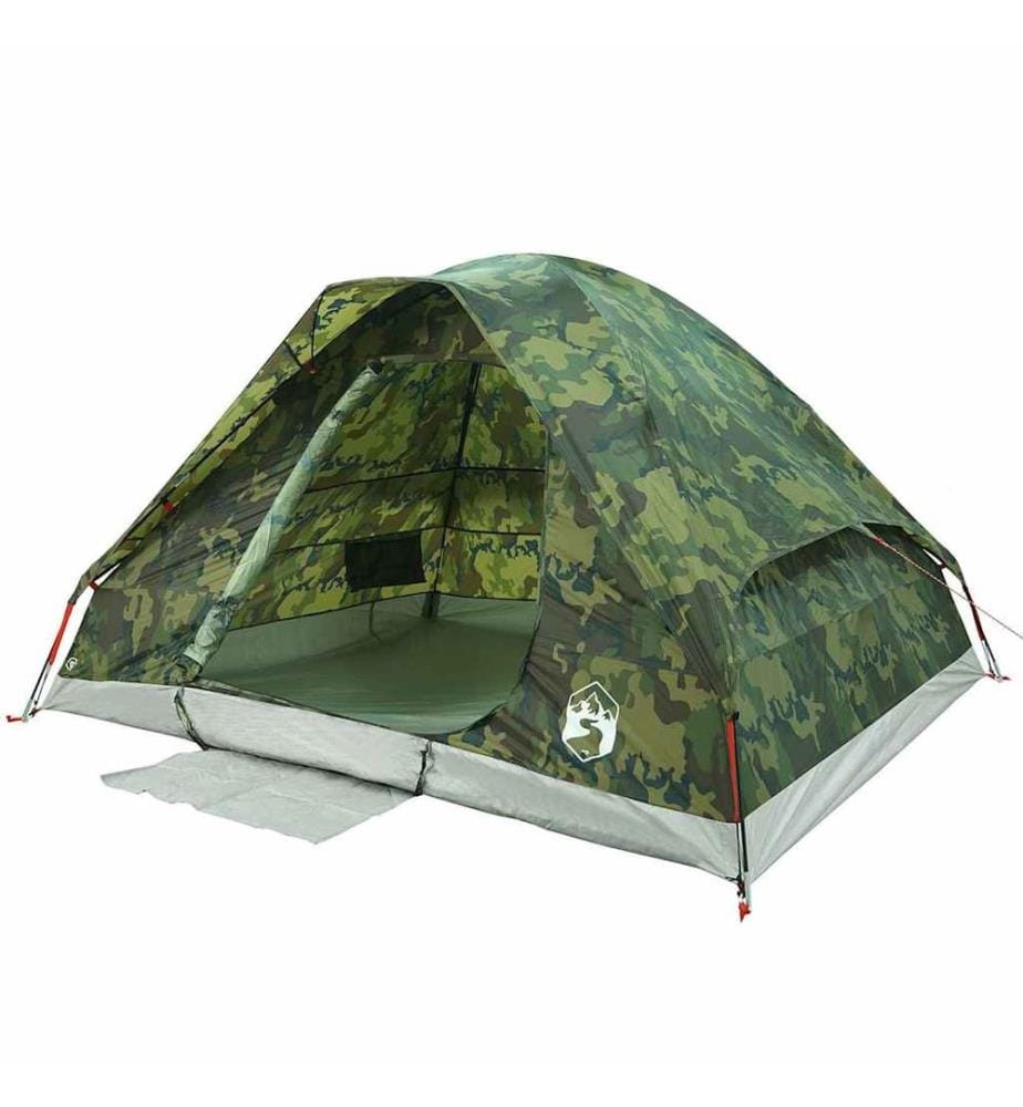 Kuppelzelt 4 Personen Camouflage Wasserdicht