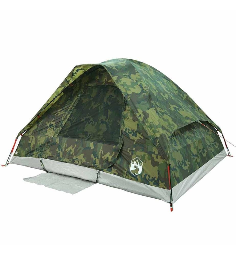 Kuppelzelt 4 Personen Camouflage Wasserdicht