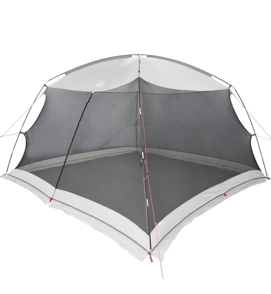 Moskitonetz-Zelt mit Dach Grau 380 x 380 x 225 cm