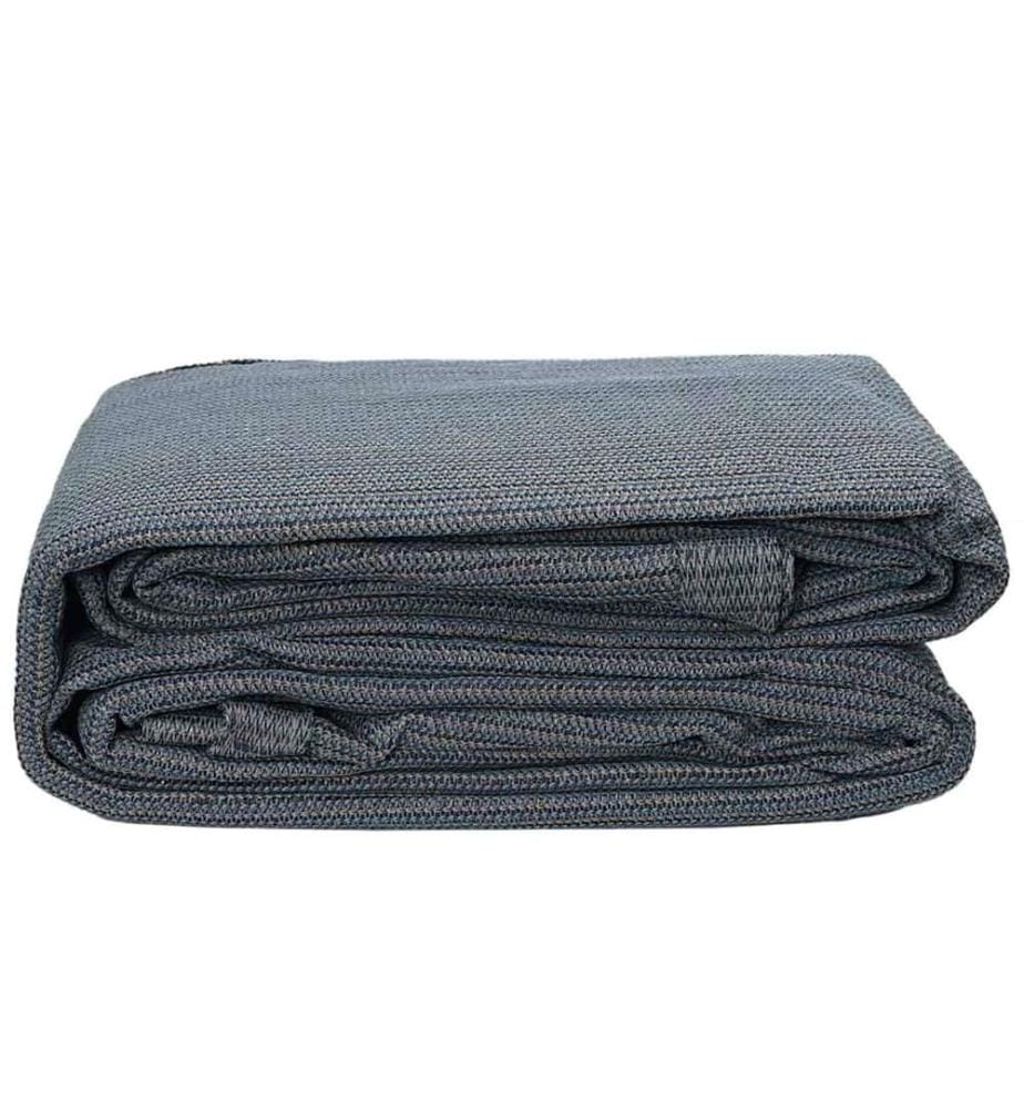 Tapis de tente Bleu et gris 200 x 250 cm Polyéthylène
