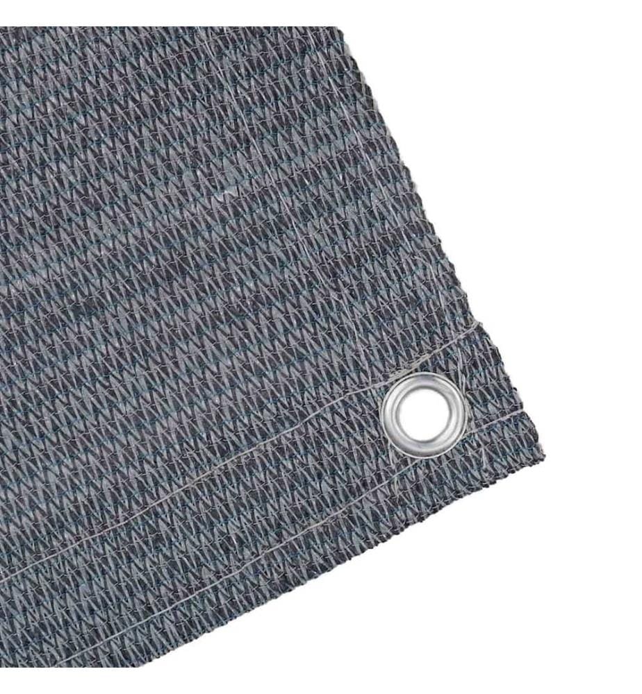 Tapis de tente Bleu et gris 200 x 250 cm Polyéthylène