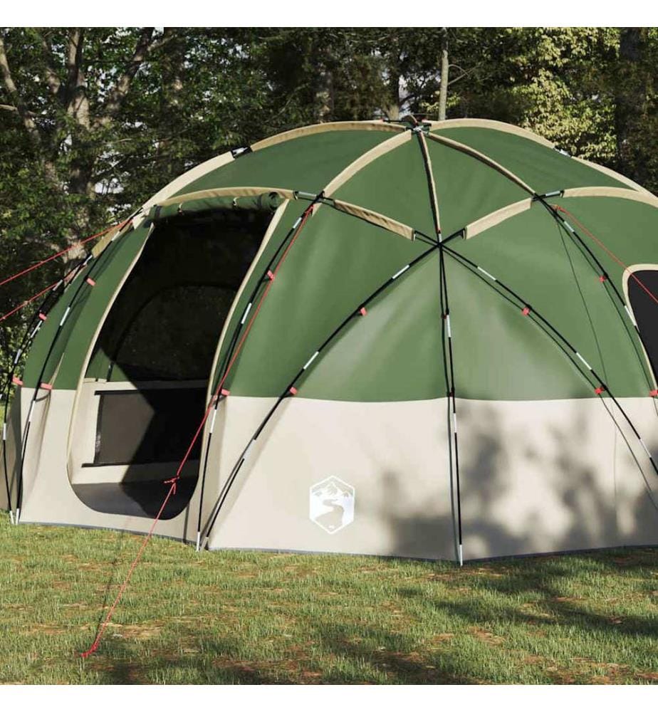 Tente Dôme avec toit Vert 475 x 475 x 235 cm taffetas