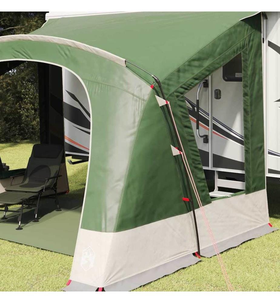 Tente de Caravan 5-Personnes avec toit Vert 410 x 275 x 245 cm