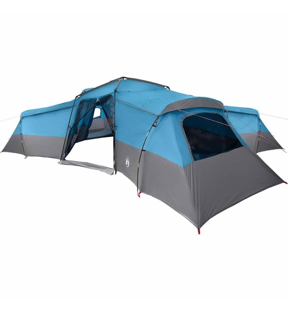 Familienzelt mit Dach mit Speicher Blau 833 x 585 x 216 cm Taft