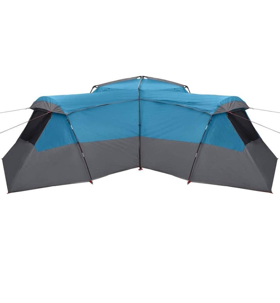 Familienzelt mit Dach mit Speicher Blau 833 x 585 x 216 cm Taft