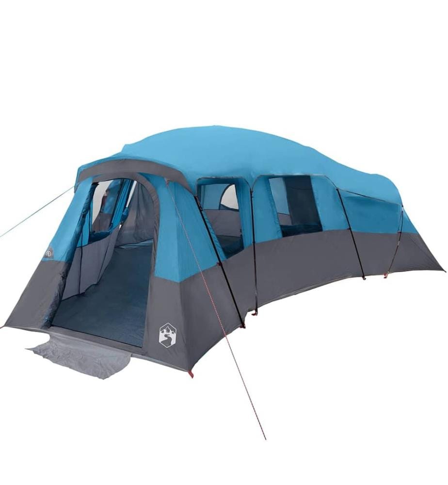 Familienzelt mit Dach mit Speicher Blau 762 x 655 x 218 cm Taft