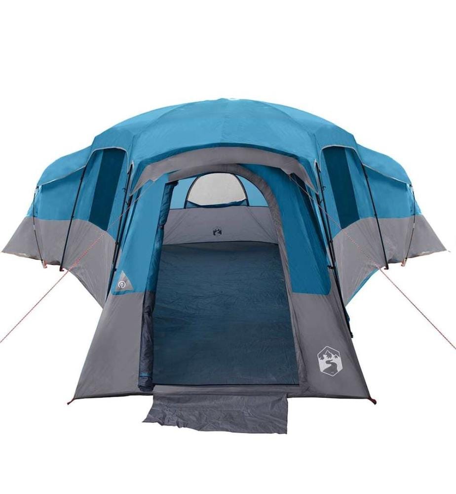 Familienzelt mit Dach mit Speicher Blau 762 x 655 x 218 cm Taft