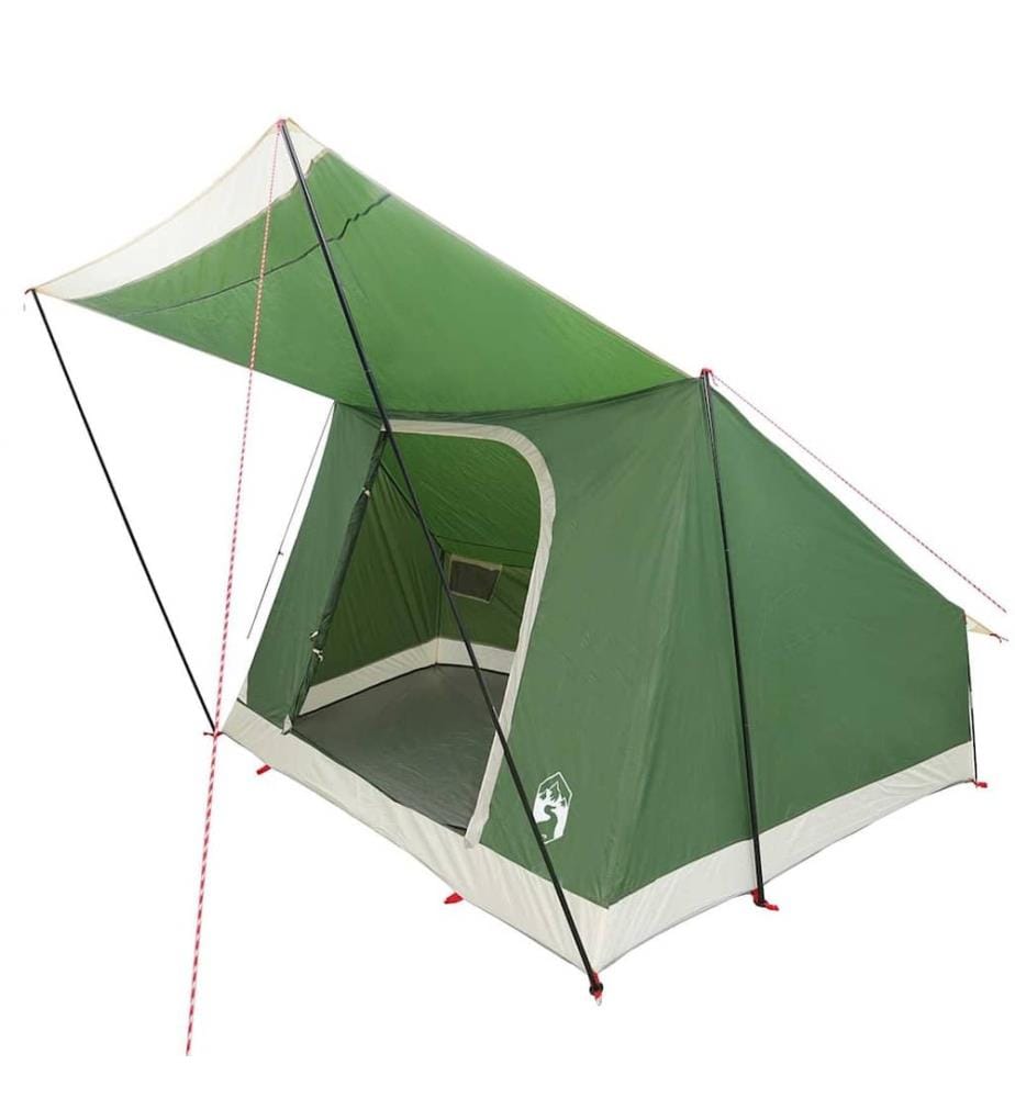 Campingzelt mit Dach mit Speicher Grün 282 x 225 x 154 cm Taft