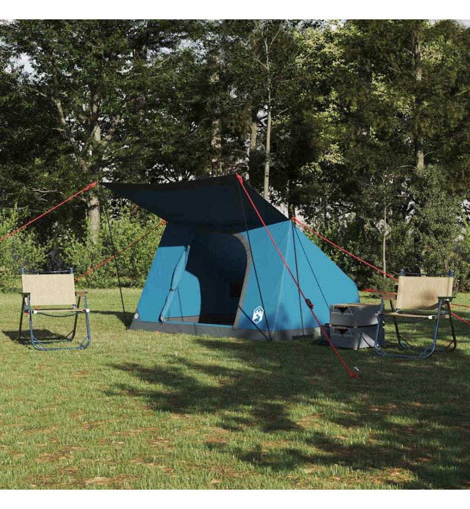 Campingzelt mit Dach mit Speicher Blau 282 x 225 x 154 cm Taft