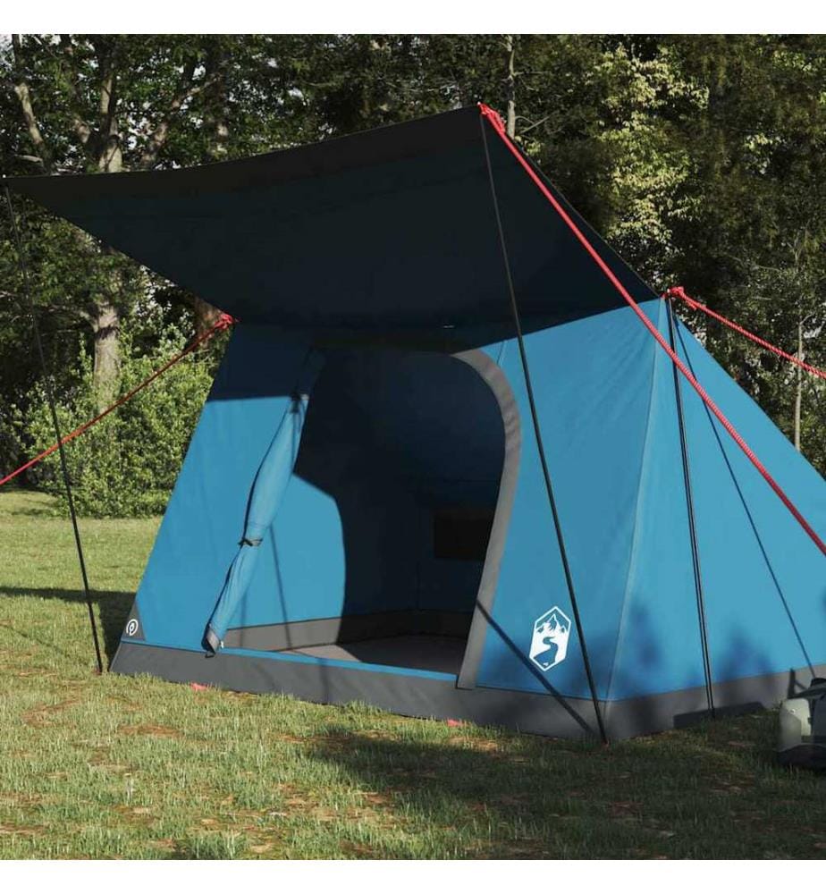 Campingzelt mit Dach mit Speicher Blau 282 x 225 x 154 cm Taft