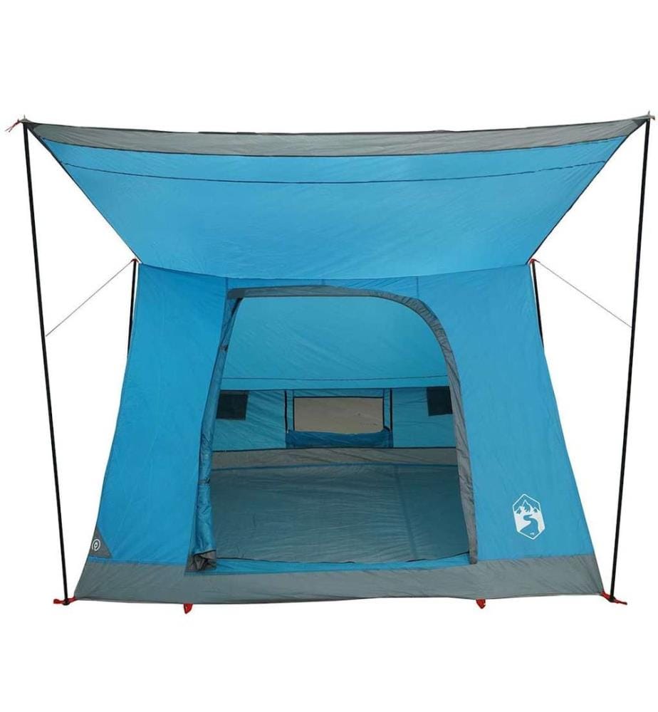 Campingzelt mit Dach mit Speicher Blau 282 x 225 x 154 cm Taft