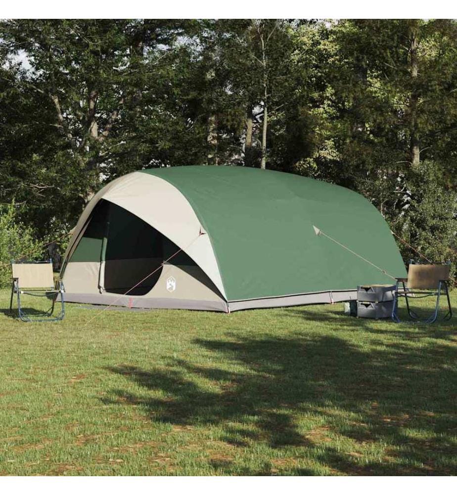 Tente Tunnel avec toit Vert 500 x 348 x 200 cm taffetas