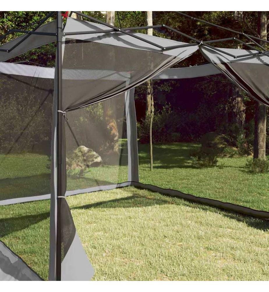 Tente intérieure Gris et orange 303 x 303 x 196 cm taffetas