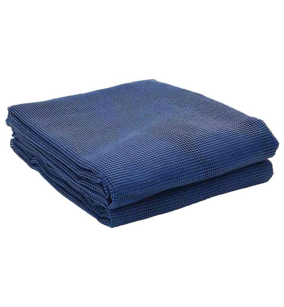 Zeltteppich Blau 250 x 250 cm Polyester