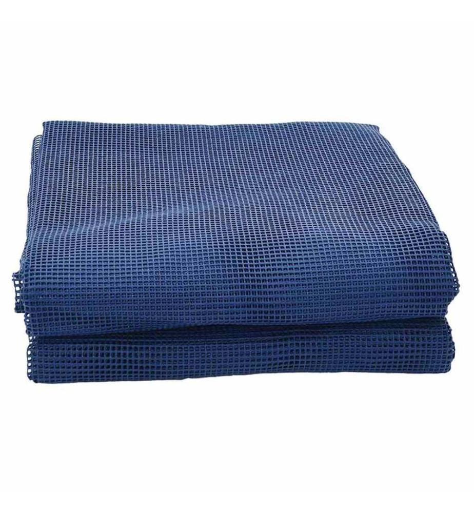 Zeltteppich Blau 250 x 250 cm Polyester